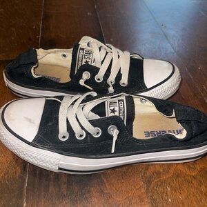 Converse Slip On Black and White Sneakers